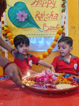 RAKHI CELEBRATION AT UDAYAN KIDZ SEC 108 GRUGRAM