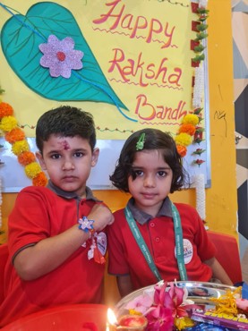 RAKHI CELEBRATION AT UDAYAN KIDZ SEC 108 GRUGRAM