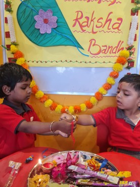 RAKHI CELEBRATION AT UDAYAN KIDZ SEC 108 GRUGRAM