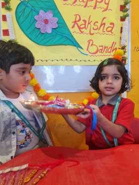 RAKHI CELEBRATION AT UDAYAN KIDZ SEC 108 GRUGRAM