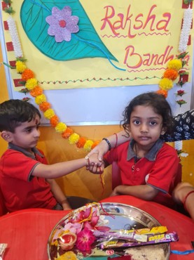 RAKHI CELEBRATION AT UDAYAN KIDZ SEC 108 GRUGRAM