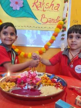 RAKHI CELEBRATION AT UDAYAN KIDZ SEC 108 GRUGRAM