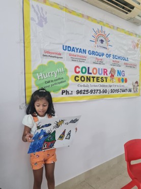 PAINTING CONTEST AT BRIX LUMBINI BY UDAYAN KIDZ SEC108 GURUGRAM