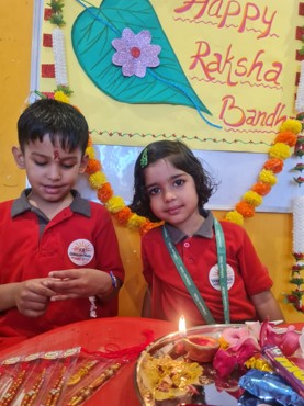 RAKHI CELEBRATION AT UDAYAN KIDZ SEC 108 GRUGRAM