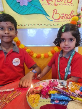 RAKHI CELEBRATION AT UDAYAN KIDZ SEC 108 GRUGRAM