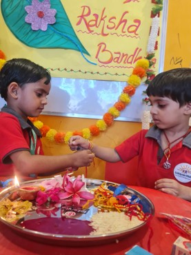 RAKHI CELEBRATION AT UDAYAN KIDZ SEC 108 GRUGRAM