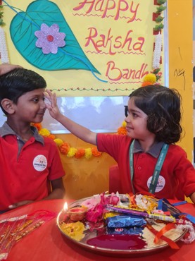 RAKHI CELEBRATION AT UDAYAN KIDZ SEC 108 GRUGRAM