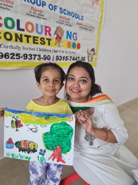 PAINTING CONTEST AT BRIX LUMBINI BY UDAYAN KIDZ SEC108 GURUGRAM