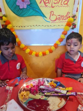 RAKHI CELEBRATION AT UDAYAN KIDZ SEC 108 GRUGRAM