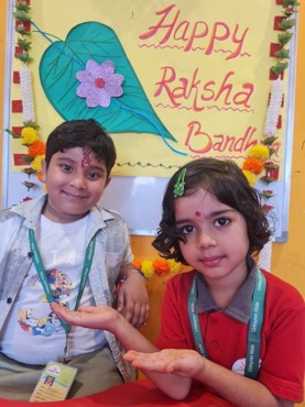 RAKHI CELEBRATION AT UDAYAN KIDZ SEC 108 GRUGRAM