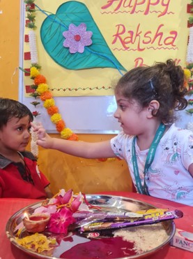 RAKHI CELEBRATION AT UDAYAN KIDZ SEC 108 GRUGRAM