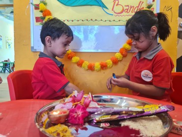 RAKHI CELEBRATION AT UDAYAN KIDZ SEC 108 GRUGRAM