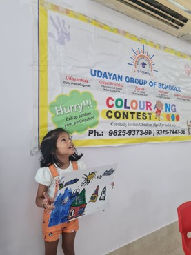 PAINTING CONTEST AT BRIX LUMBINI BY UDAYAN KIDZ SEC108 GURUGRAM