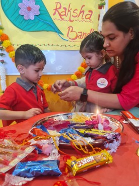 RAKHI CELEBRATION AT UDAYAN KIDZ SEC 108 GRUGRAM