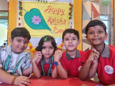 RAKHI CELEBRATION AT UDAYAN KIDZ SEC 108 GRUGRAM