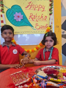 RAKHI CELEBRATION AT UDAYAN KIDZ SEC 108 GRUGRAM