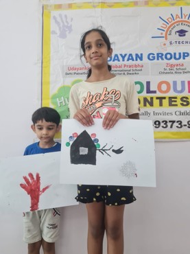 PAINTING CONTEST AT BRIX LUMBINI BY UDAYAN KIDZ SEC108 GURUGRAM