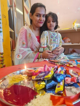 RAKHI CELEBRATION AT UDAYAN KIDZ SEC 108 GRUGRAM