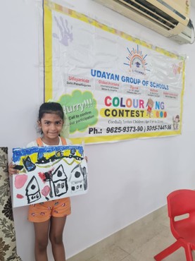 PAINTING CONTEST AT BRIX LUMBINI BY UDAYAN KIDZ SEC108 GURUGRAM