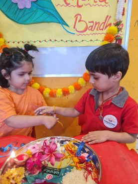 RAKHI CELEBRATION AT UDAYAN KIDZ SEC 108 GRUGRAM