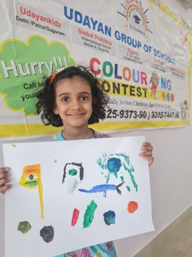 PAINTING CONTEST AT BRIX LUMBINI BY UDAYAN KIDZ SEC108 GURUGRAM