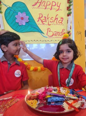 RAKHI CELEBRATION AT UDAYAN KIDZ SEC 108 GRUGRAM