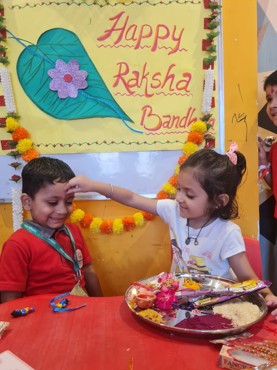 RAKHI CELEBRATION AT UDAYAN KIDZ SEC 108 GRUGRAM