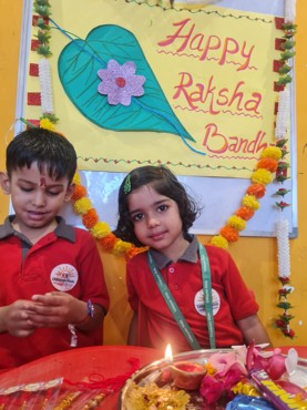 RAKHI CELEBRATION AT UDAYAN KIDZ SEC 108 GRUGRAM