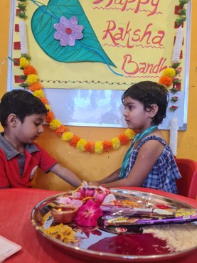 RAKHI CELEBRATION AT UDAYAN KIDZ SEC 108 GRUGRAM