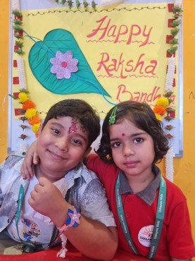 RAKHI CELEBRATION AT UDAYAN KIDZ SEC 108 GRUGRAM