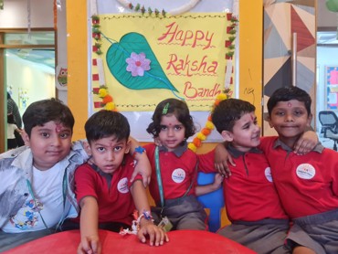 RAKHI CELEBRATION AT UDAYAN KIDZ SEC 108 GRUGRAM