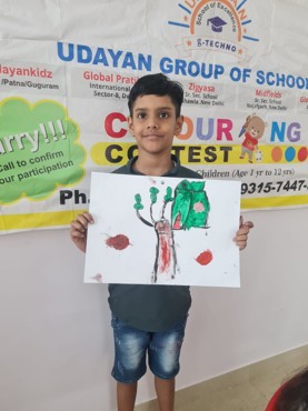 PAINTING CONTEST AT BRIX LUMBINI BY UDAYAN KIDZ SEC108 GURUGRAM