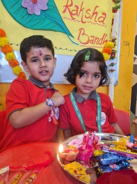 RAKHI CELEBRATION AT UDAYAN KIDZ SEC 108 GRUGRAM