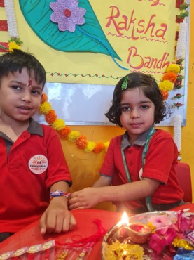 RAKHI CELEBRATION AT UDAYAN KIDZ SEC 108 GRUGRAM