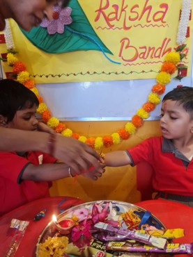 RAKHI CELEBRATION AT UDAYAN KIDZ SEC 108 GRUGRAM