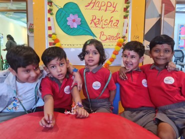 RAKHI CELEBRATION AT UDAYAN KIDZ SEC 108 GRUGRAM