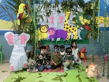 Jungle party Udayan kidz Dwarka sector 8