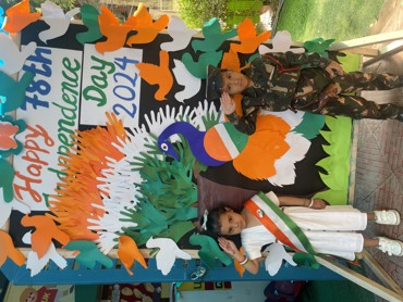 Independence Day celebration at Udayan kidz sector 8