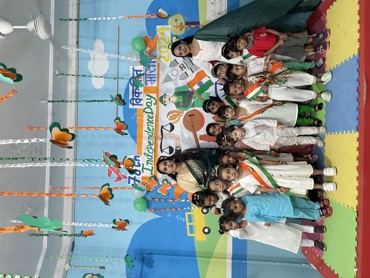 Independence Day celebration at Udayan kidz sector 8