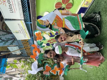 Independence Day celebration at Udayan kidz sector 8