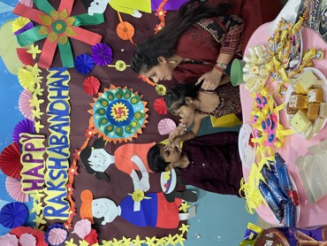 Rakhi celebration at Udayan kidz sector 8