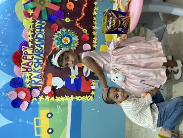 Rakhi celebration at Udayan kidz sector 8