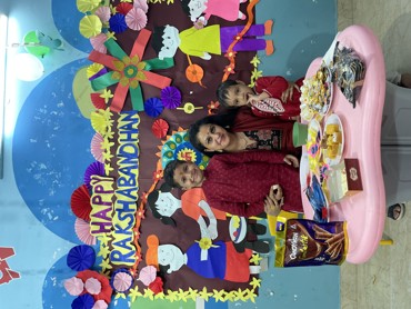 Rakhi celebration at Udayan kidz sector 8