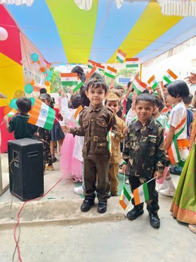 Independence Day in UK Ashiyana, Patna!