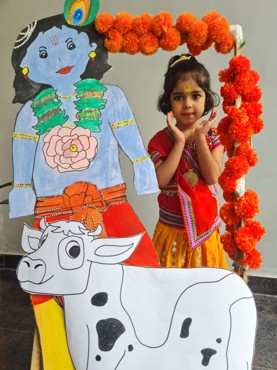 JANMASHTAMI CELEBRATION AT UDAYAN KIDZ SEC 108 GURUGRAM