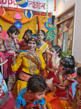 JANMASHTAMI CELEBRATION AT UDAYAN KIDZ SEC 108 GURUGRAM