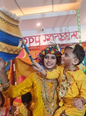 JANMASHTAMI CELEBRATION AT UDAYAN KIDZ SEC 108 GURUGRAM