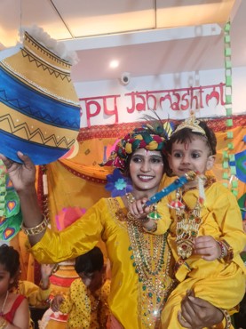 JANMASHTAMI CELEBRATION AT UDAYAN KIDZ SEC 108 GURUGRAM