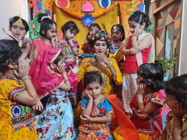 JANMASHTAMI CELEBRATION AT UDAYAN KIDZ SEC 108 GURUGRAM