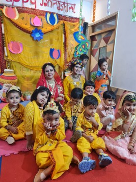 JANMASHTAMI CELEBRATION AT UDAYAN KIDZ SEC 108 GURUGRAM